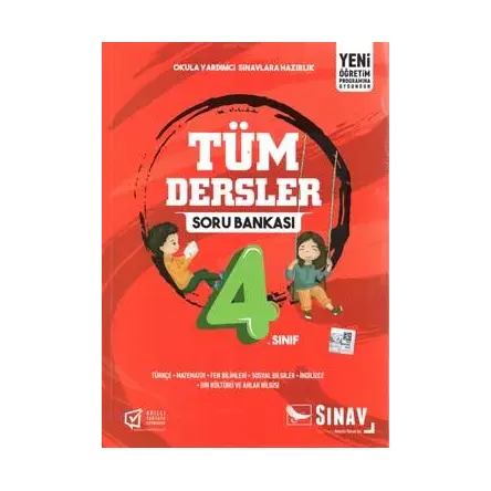 Sınav 4.Sınıf Tüm Dersler Soru Bankası