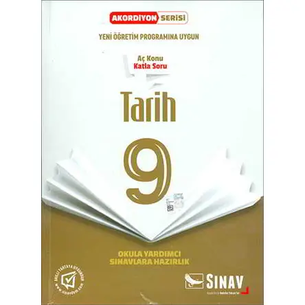 Sınav 9.Sınıf Tarih Aç Konu Katla Soru Akordiyon Serisi