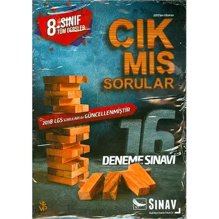 Sınav 8.Sınıf Tüm Dersler Çıkmış Sorularla 16 Deneme