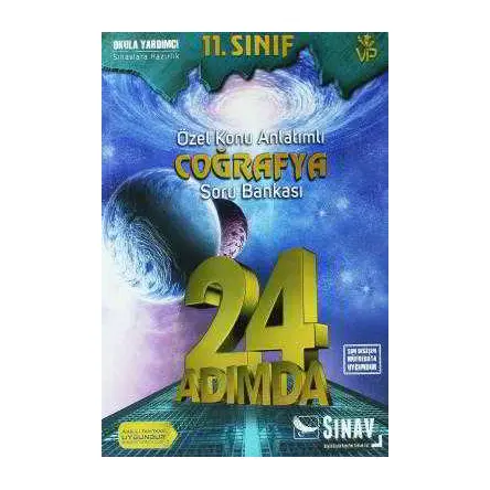 Sınav 11.Sınıf Coğrafya 24 Adımda Özel Konu Anlatımlı Soru Bankası