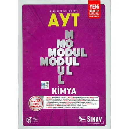 Sınav AYT Kimya 13 Konu Modülü