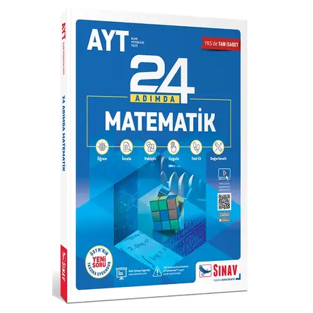Sınav AYT Matematik 24 Adımda Konu Anlatımlı Soru Bankası