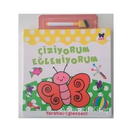 Çiziyorum Eğleniyorum - Kelebek - Kolektif - Net Çocuk Yayınları