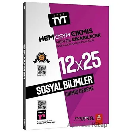 2023 TYT Sosyal Bilimler ÖSYM Çıkmış ve Çıkabilecek Sorulardan Oluşturulmuş 12 Deneme Sınavı Tamamı