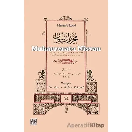 Muharrerat-ı Nisvan - Mustafa Reşid - Palet Yayınları