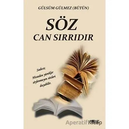 Söz Can Sırrıdır - Gülsüm Gülmez - Gülnar Yayınları