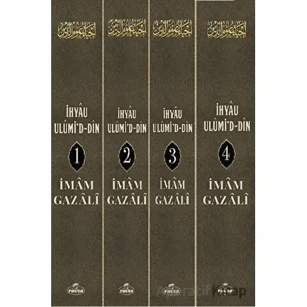 İhyau Ulumid-Din 4 Cilt - Hüccetül-İslam İmam Gazali - Ravza Yayınları