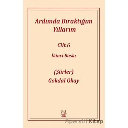 Ardımda Bıraktığım Yıllarım 6 - Gökdal Okay - Luna Yayınları