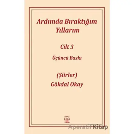 Ardımda Bıraktığım Yıllarım 3 - Gökdal Okay - Luna Yayınları