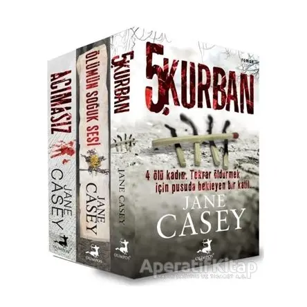 Jane Casey Polisiye Set 3 (3 Kitap Takım) - Jane Casey - Olimpos Yayınları