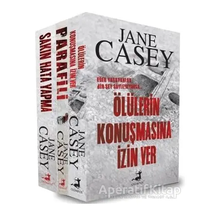 Jane Casey Polisiye Set 1 (3 Kitap Takım) - Jane Casey - Olimpos Yayınları