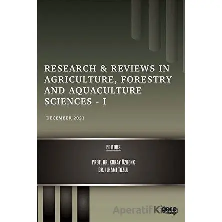 Research and Reviews in Agriculture, Forestry and Aquaculture Sciences 1 - December 2021
