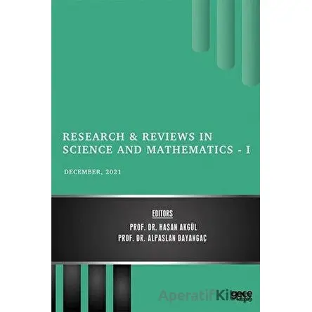 Research and Reviews in Science and Mathematics 1 - Kolektif - Gece Kitaplığı