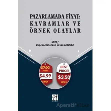 Pazarlamada Fiyat - Kalender Özcan Atılgan - Gazi Kitabevi