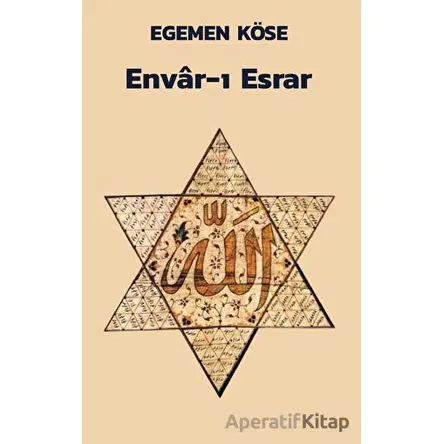 Envar-ı Esrar - Egemen Köse - Platanus Publishing