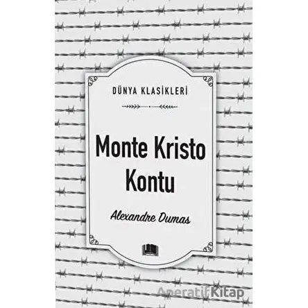 Monte Kristo Kontu - Alexandre Dumas Fils - Ema Kitap