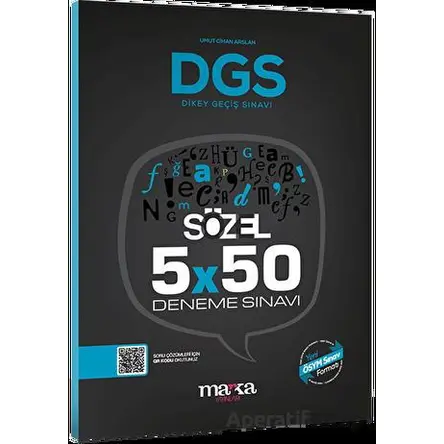 2024 DGS Sözel 5x50 Deneme Sınavı Tamamı PDF Çözümlü Açıklanan Yeni Müfredat Marka Yayınları