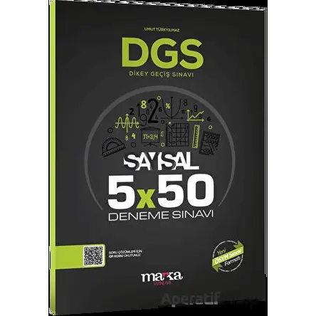 Marka 2024 DGS Sayısal 5x50 Deneme Sınavı Tamamı PDF Çözümlü