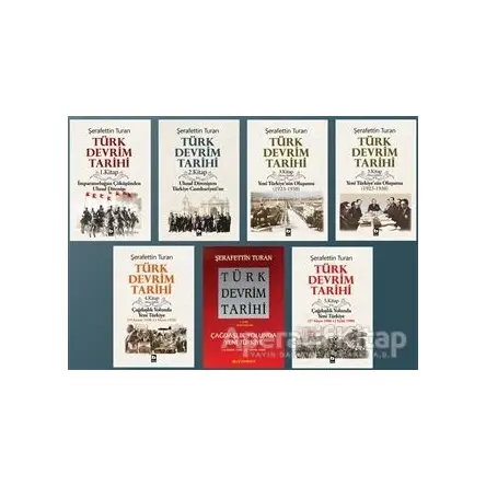 Türk Devrim Tarihi Seti (7 Cilt Takım) - Şerafettin Turan - Bilgi Yayınevi