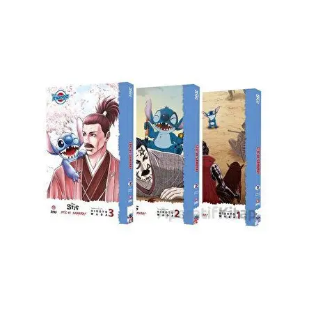 Disney Stiç ve Samuray 1-2-3 Kitap Set - Hiroto Wada - Beta Byou