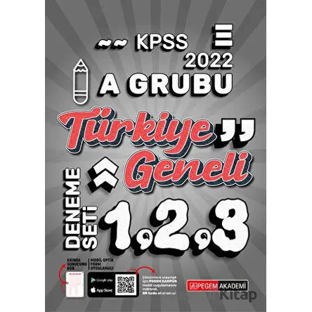 2022 KPSS A Grubu 1-2-3 (3lü Deneme) - Kolektif - Pegem Akademi Yayıncılık