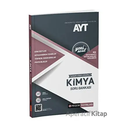 AYT Kimya Soru Bankası - Komisyon - Pegem Akademi Yayıncılık