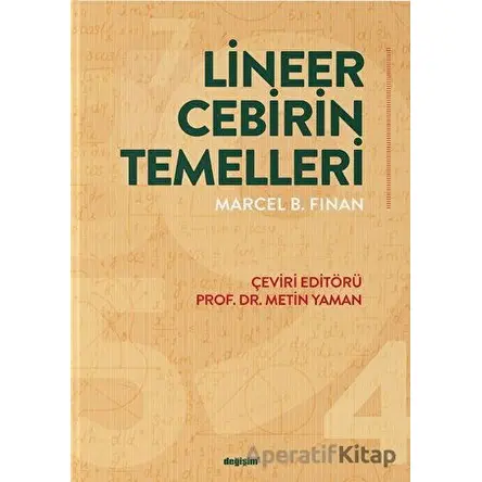 Lineer Cebirin Temelleri - Marcel B. Finan - Değişim Yayınları
