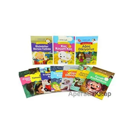 1. Sınıf Okuma Kitapları Seti - 10 Kitap - Celal Akbaş - Çocuk Gezegeni