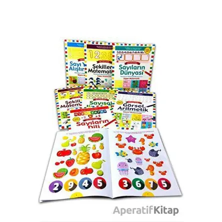 Süper Matematik Etkinliklerle Matematik Öğreniyorum 8 Kitap - Kolektif - Çocuk Gezegeni