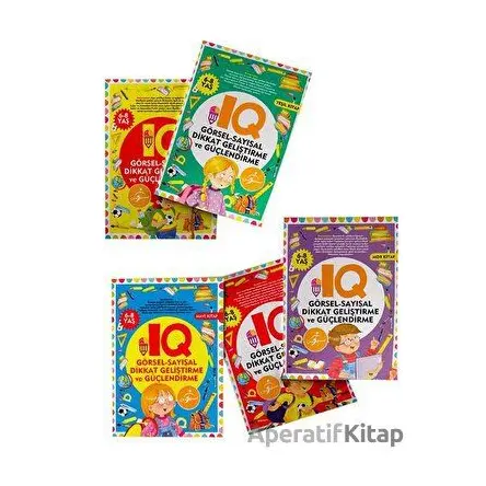 IQ Dikkat Geliştirme ve Güçlendirme Seti (5 Kitap Takım) - Kolektif - Çocuk Gezegeni