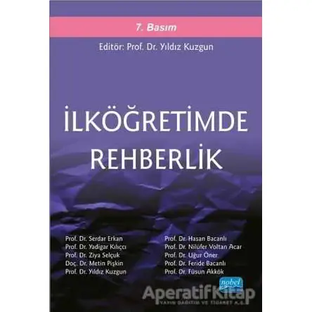 İlköğretimde Rehberlik - Kolektif - Nobel Akademik Yayıncılık