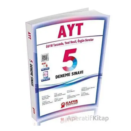 AYT 5li Deneme - Kolektif - Zafer Yayınları