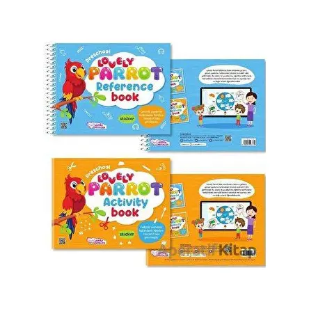 Lovely Parrot Reference - Activity Book (2 Kitap - Puzzle Hediyeli)