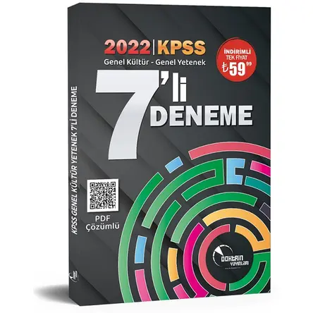 Doktrin 2022 KPSS Genel Yetenek Genel Kültür 7 Deneme