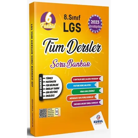 Kurul 8. Sınıf LGS Tüm Dersler 6 Fasikül Soru Bankası