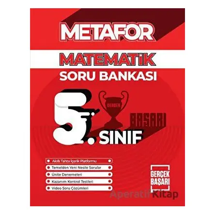 Metafor 5. Sınıf Matematik Soru Bankası - Orhan Taş - Gerçek Başarı Yayınları