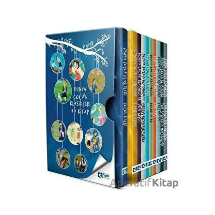 Dünya Çocuk Klasikleri 10 Kitap Kutulu Set - Kolektif - Sen Yayınları
