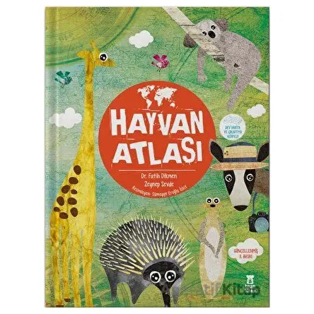 Hayvan Atlası (Harita ve Çıkartma Hediyeli) - Zeynep Sevde - Taze Kitap