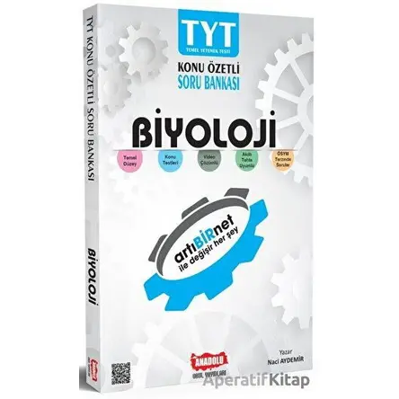2022 TYT Biyoloji Konu Özetli Soru Bankası - Naci Aydemir - Anadolu Okul Yayınları