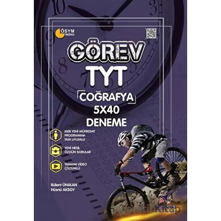 Görev TYT Coğrafya 5x40 Deneme - Bülent Ünalan - Armada Yayınları