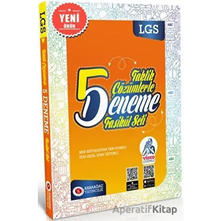 LGS Taktik Çözümlerle 5 Deneme Fasikül Seti - Kolektif - Karaağaç Yayıncılık