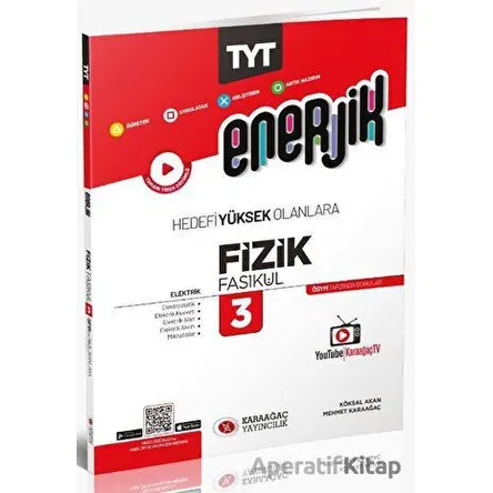 Enerjik TYT Fizik Fasikülleri - 3 - Kolektif - Karaağaç Yayıncılık