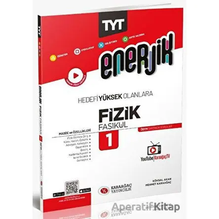 2023 Enerjik TYT Fizik Fasikülleri - 1 - Kolektif - Karaağaç Yayıncılık