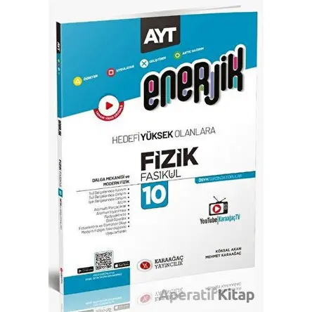 2023 Enerjik AYT Fizik Fasikülleri - 10 - Kolektif - Karaağaç Yayıncılık