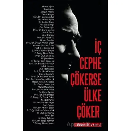 İç Cephe Çökerse Ülke Çöker - Kolektif - Sözcü Kitabevi