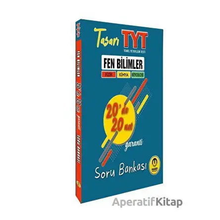 TYT Fen Bilimleri 20De 20 Net Soru Bankası - Mustafa Tümer - Tasarı Eğitim Yayınları