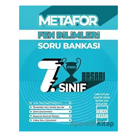 Metafor 7. Fen Bilimleri Soru Bankası - Kolektif - Gerçek Başarı Yayınları