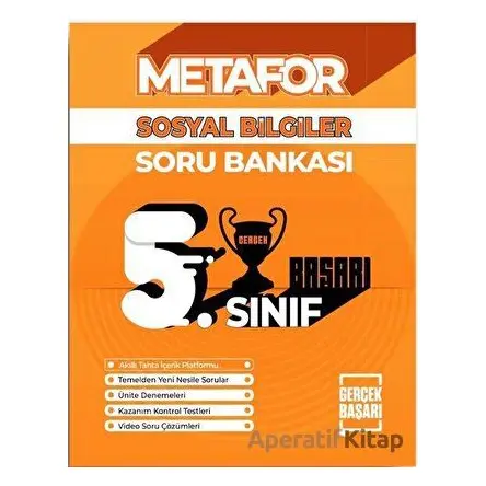 Metafor 5. Sınıf Sosyal Bilimler Soru Bankası - Burcu Emine Demir - Gerçek Başarı Yayınları