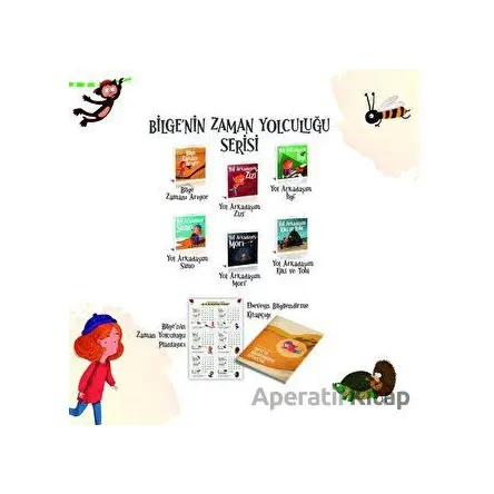 Bilgenin Zaman Yolculuğu 6lı Çantalı Set - Selma Tekin - Maksat Kitap