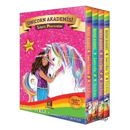 Sihirli Maceralar - Unicorn Akademisi Seti (4 Kitap Takım) - Julie Sykes - Orman Kitap